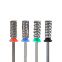 Forets à ongles en carbure pour le lissage des ongles Petit baril 5.35mm Gel UV Fraises à ongles en carbure Mèche à cuticules