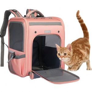 Sac de transport pour animaux de compagnie respirant et pliable, personnalisé en usine BSCI, best-seller, pour chat et chien, accessoires pour animaux de compagnie, idéal pour les sorties. - Product Image 2