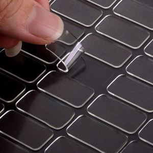 Cinta Adhesiva Transparente de Doble Cara, de PE, Sensible a la Presión, Nano, Sin Rastro, en Caja Ciega, Removible, Circular, Acrílica, para Uso en Oficina - Product Image 1