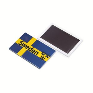Minimalist Sweden Stockholm Smogen Magnet Customized Tourist Souvenirs Metal Refrigerator Magnets - Product Image 1