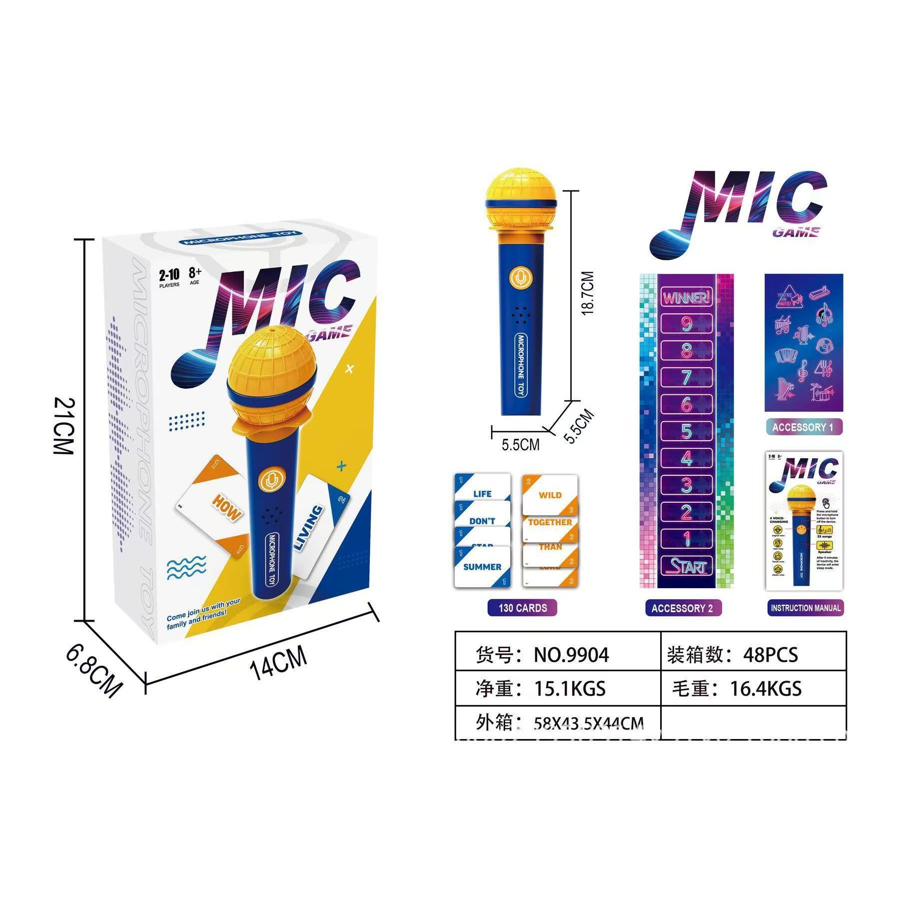9904 Microphone [Vente en gros&nbsp;: 48 boîtes]