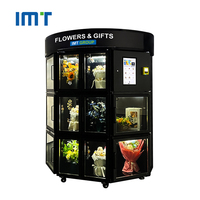 Máquina Expendedora Automática de Regalos y Flores para Hoteles de Lujo, con Pantalla Táctil Inteligente, Sin Personal, 24/7, SDK, Acero Inoxidable, Basada en la Nube