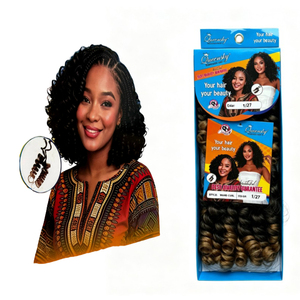 Extensiones de Cabello Sintético Personalizadas, Paquetes Rizados de Seda de Temperatura Media de 8 Pulgadas y 120g, Caja de 1/27, Venta al por Mayor Directa de Fábrica, Gran Demanda en Europa y África - Product Image 3
