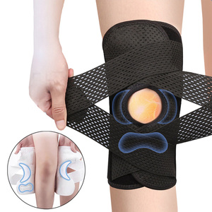 Sports Kneepad Men Women Pressurized Elastic Knee <b>Pads</b> Arthritis Joints Protector Fitness Gear Volleyball Brace Protector - Product Image 5