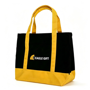 Hot Sale Extra Large Capacity Canvas Tote Bag with Front Pocket Casual Cotton Shoulder Bag for Grocery Shopping Travel - Product Image 6