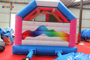 Castillo Inflable Económico para Niños, de PVC, con Diseño de Unicornio, Certificado CE, Libre de Plomo, Resistente al Fuego, Fácil de Usar - Product Image 6