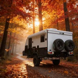 Caravane tout-terrain mini légère australienne de 13 pieds avec suspension indépendante, design moderne, lits confortables - Product Image 4
