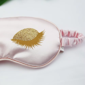 Nouveau Masque de Sommeil de Voyage en Satin et Soie Tricotée Ultra Doux avec Logo Personnalisé, Sangle Élastique, Soin Anti-<span class=keywords><strong>Cernes</strong></span> - Product Image 5
