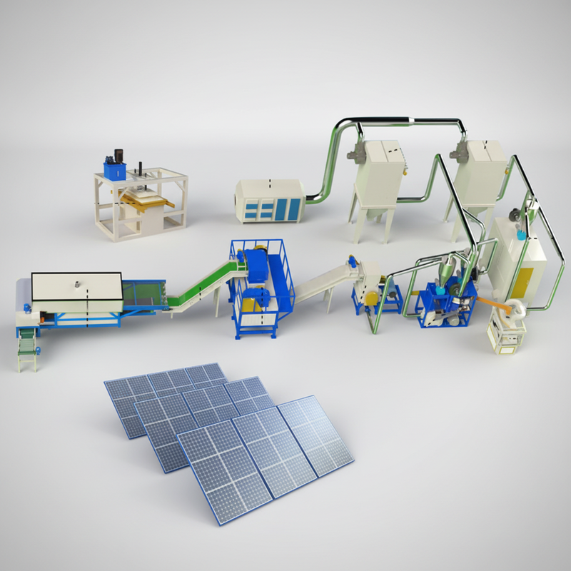 Solar Panel Recycling Machine Scrap Solar
