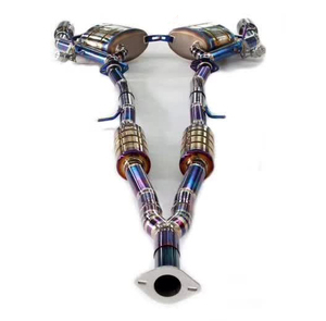 인피니티 Q50 3.0t 레드스포츠 AWD/RWD Q60 2.0T/2.5L/3.7L 티타늄 합금 다운파이프 레조네이티드 스트레이트 파이프 캣백 배기 - Product Image 2