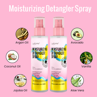 Spray Démêlant Parfumé Floral pour Cheveux – Élimine Nœuds et Enchevêtrements – Idéal Cheveux Afro
