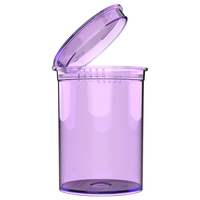 Bouteilles à ouverture facile résistantes aux enfants, semi-transparentes/opaques/haute transparence, violettes, 5/13/19/30/60/90DR 30DR CR