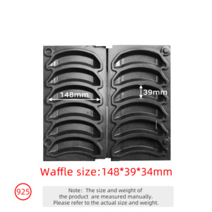 ราคาถูกกว่าเครื่องทําวาฟเฟิลรูปทรง<span class=keywords><strong>กล้วย</strong></span>ไม่ติดเครื่องทําแพน<span class=keywords><strong>เค้ก</strong></span>วาฟเฟิลไฟฟ้าสําหรับร้านอาหาร - Product Image 6