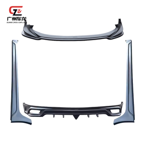 Pour <span class=keywords><strong>Toyota</strong></span> Vios 2017-2019 lèvre avant lèvre arrière jupes latérales ABS plastique voiture pare-chocs voiture Bodykit Auto pièces diffuseur séparateur - Product Image 5