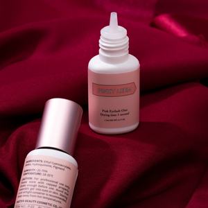 Pegamento para Pestañas Pinky Leem, Proveedores de Pegamento para Pestañas Sin Marca, Baja Humedad, Adhesivo Rosa para Pestañas de 20-28 Grados - Product Image 1