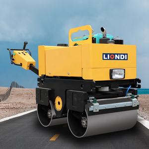 รถบดถนนระบบไฮดรอลิกแบบสั่นคู่ขนาดพกพา800กก. พร้อมเครื่องยนต์ดีเซลระบายความร้อนด้วยอากาศ - Product Image 5