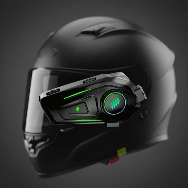 Wireless for Speaker and Handsfree Headset Motorcycle Accessories with ABS Plastic for Driving with Helmet