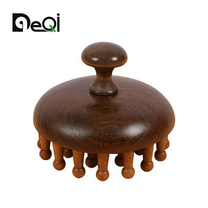 Baguette DQ-001 et relaxation profonde cuir chevelu en bois guasha masseur cuir chevelu peigne thérapie du bois outils de massage guasha masseur - Product Image 3