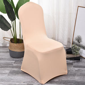 Housses de Chaise Blanches Économiques en Spandex Pliables pour Banquets, Événements, Fêtes et Mariages - Product Image 4