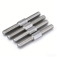 Zinc Plated Carbon Steel & SS304 SS316 Double End Stud Bolt ASTM A193 B7 M8-M20 Thread Stud Rod for Heavy Construction