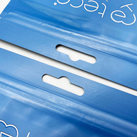 Sachets refermables à fermeture éclair avec trou de suspension pour bâtonnets de fil dentaire personnalisés et faciles à transporter