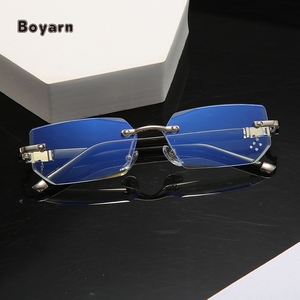 <span class=keywords><strong>Gafas</strong></span> <span class=keywords><strong>de</strong></span> Lectura Fotocromáticas sin Montura Boyarn para Hombre, <span class=keywords><strong>Gafas</strong></span> <span class=keywords><strong>de</strong></span> Lectura <span class=keywords><strong>de</strong></span> <span class=keywords><strong>Calidad</strong></span> con Protección Anti Luz Azul, Bloqueo <span class=keywords><strong>de</strong></span> Luz Azul <span class=keywords><strong>de</strong></span> Fábrica - Product Image 5