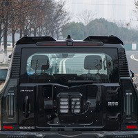 Accessoires Jetour Travler Aile arrière ABS de haute qualité Aileron arrière de toit automobile Aile supérieure Voyageur Jetour T2 Spoilers de voiture Partie