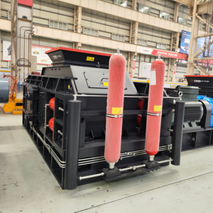 Hydraulische Walzenbrecher-Maschine für Granit Kalkstein Sandherstellung Golderzabbau-Brecher Wettbewerbsfähiger Preis Steinbruch-Ausrüstung - Product Image 1