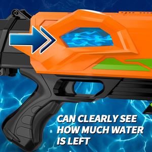 <span class=keywords><strong>Blaster</strong></span> à eau électrique 2 en 1 pour enfants et adultes Summer Pool Beach Party Outdoor Fun High Pressure Soaker Toy - Product Image 4