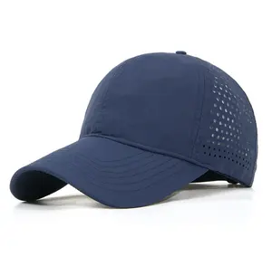 China Fabrik Großhandel individuelles Logo Unisex-Mütze, niedrige Vaterschützen, herren Damen billige schnell trocknende Mütze Baseballmütze