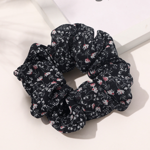 Hoa lớn tóc scrunchies phụ nữ voan thiết kế scrunchies cô gái Phụ kiện tóc - Product Image 5