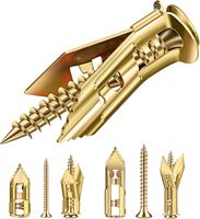Custom 12*30mm Self-drilling Drywall Anchors with Screw Hollow Wall Anchor Screws Kit No Drill or Holes in Wall for Gypsum Board