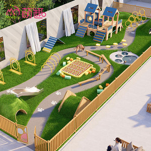 Moetry - Diseño Personalizado de Parque para Perros, Barkpark, Equipo de Entrenamiento de Agilidad, Área de Juegos para Mascotas, Guardería Canina, Parque Canino, Paws <span class=keywords><strong>Park</strong></span> - Product Image 2