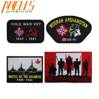 Écusson brodé personnalisé du Canada, feuille d'érable rouge canadienne, écusson thermocollant, symbole du Canada, écusson brodé