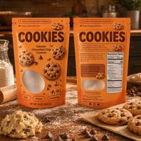 Sacs d'emballage pour biscuits, fabricant en gros, sacs d'emballage personnalisés imprimés, emballage plastique flexible