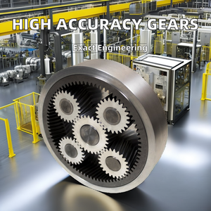 ชุดเกียร์เฟืองแพลนเนตตารี่ทำจากเหล็กความแม่นยำสูงตัวลดเฟืองปีกนกโปรไฟล์การขึ้นรูปเกลียวฟันปลอมกระปุกเกียร์ฮอบบิง - Product Image 3