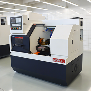 Nhà Máy Giá ck0640 Mini <span class=keywords><strong>CNC</strong></span> máy tiện đơn ngang thiết kế cho sở thích mô hình làm cho các bộ phận chính xác chế biến mới - Product Image 3