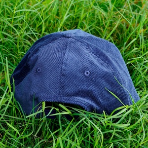 Corduroy Snapback Unstructured Hats Custom Embroidery logo 5 Panel Caps - Product Image 6