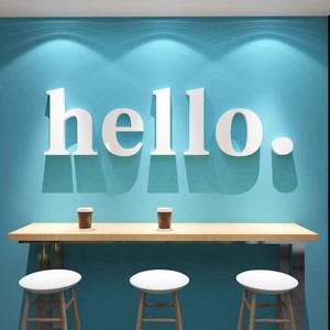 Bán Buôn Thương Mại Chiếu Sáng Cửa Hàng Biểu Tượng Dấu Hiệu 3D Acrylic Kim Loại Chữ Facelit Kênh Thư Dấu Hiệu - Product Image 2