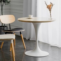 Ensemble de table à manger compacte moderne pour 2 à 4 chaises, table buffet blanc et or, construction en fer et bois, meubles durables pour café