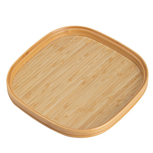 ถาดไม้ไผ่สไตล์ญี่ปุ่นลายพืชไม่สมมาตรสำหรับตกแต่งเสิร์ฟผลไม้ - Product Image 4