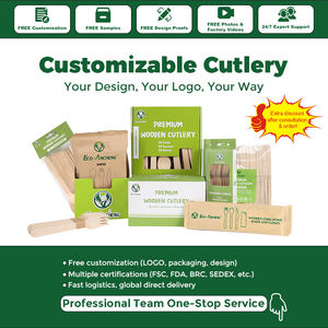 سكينة شوكة من البتولا الطبيعي ، ملعقة - Product Image 6