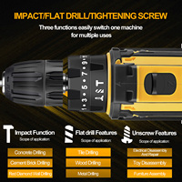 Perceuse-Visseuse sans Fil à Percussion Multifonction 25NM, Rechargeable et Portable, Moteur à Balais, Fabricant OEM