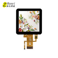 Écran TFT carré de 4.0 pouces Résolution 720x720 Interface MIPI Transflective Lisible par la lumière du soleil Écran tactile semi-transparent LCD