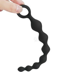 SEXBAY Europa: Anillo anal de silicona con siete bolas para el ano, plug anal para hombres y mujeres, <span class=keywords><strong>homosexualidad</strong></span>. - Product Image 1