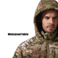 Traje Táctico de Camuflaje para Hombre, Invierno, Térmico, Resistente al Viento, Algodón, Uniformes de Entrenamiento para Exteriores, Venta al Por Mayor