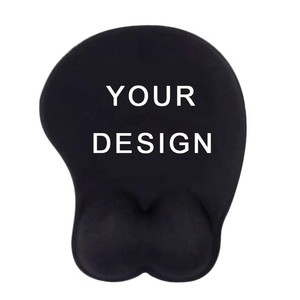 Tapis de souris 3D en silicone gel Oppai Japon Anime avec gros seins, conception personnalisée en gros - Product Image 1