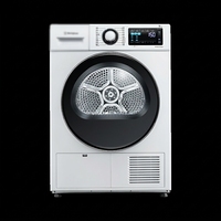 Lavadora-Secadora Apilable WH de 15 kg con Inversor, Carga Frontal, Gran Capacidad, Unidad Combinada de Lavado y Secado, Blanca