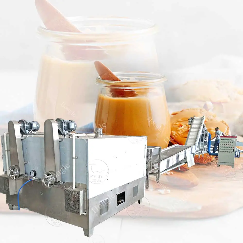 Komplette Walnuss Cashew Haselnuss Sonnenblumen kerne Sesam Tahini Paste Erdnuss butter Produktions linie Automatisch