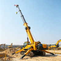 Grue araignée compacte avec stabilisateurs hydrauliques pour travaux de levage lourds sur chantier – Approvisionnement direct usine